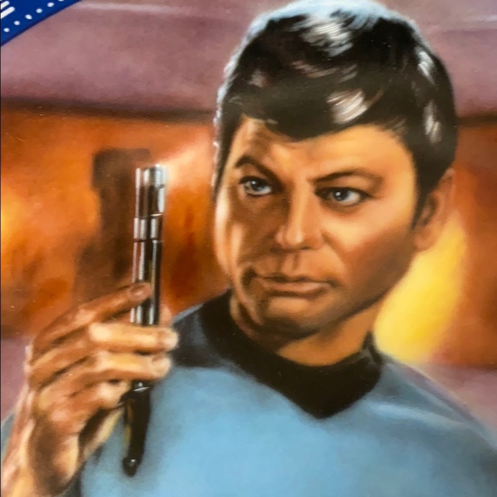 Star Trek Dr. McCoy collectors plate 1984